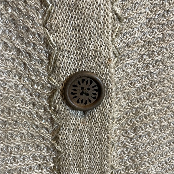 Coldwater Creek Taupe Button-Up Cardigan - Picture 3 of 7